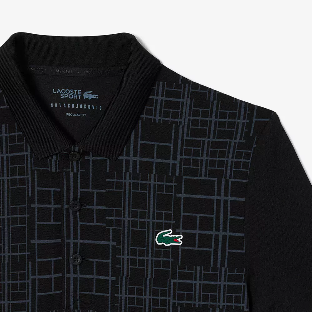 Polo Lacoste Tennis Novak Djokovic Noir
