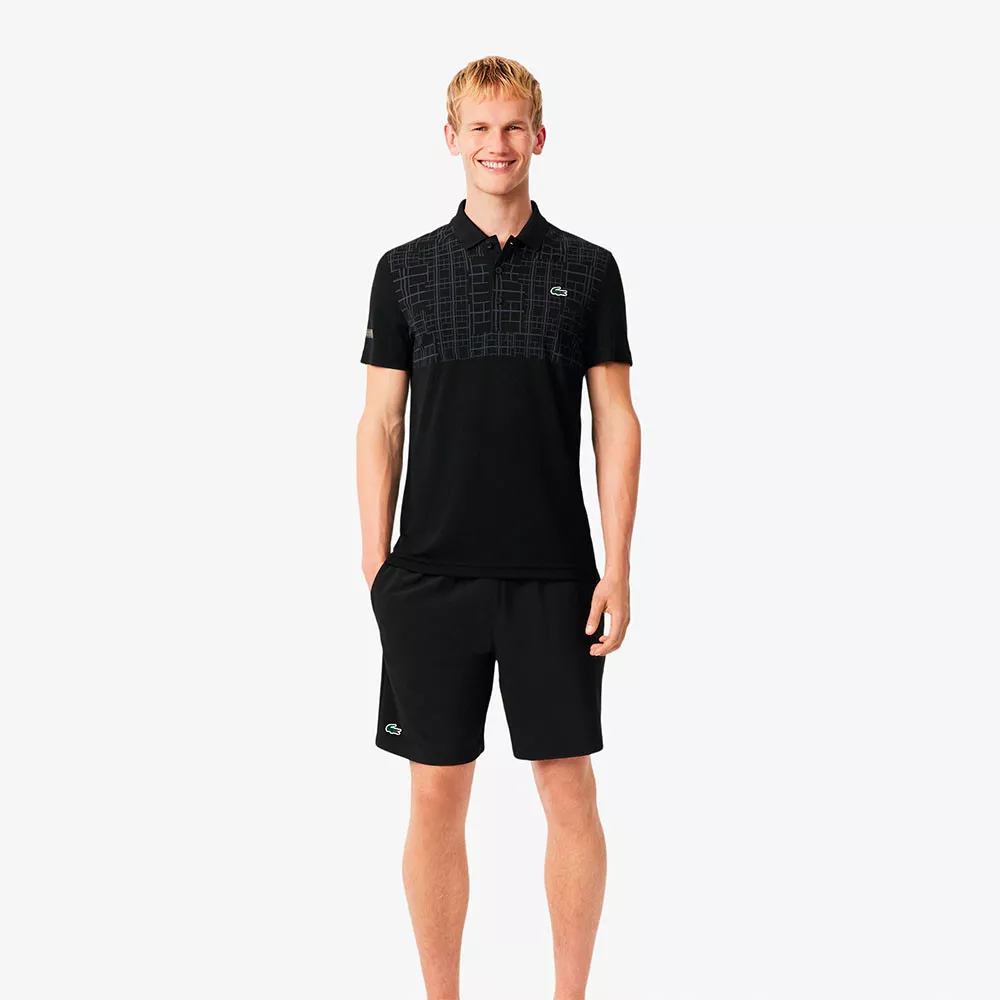 Polo Lacoste Tennis Novak Djokovic Noir