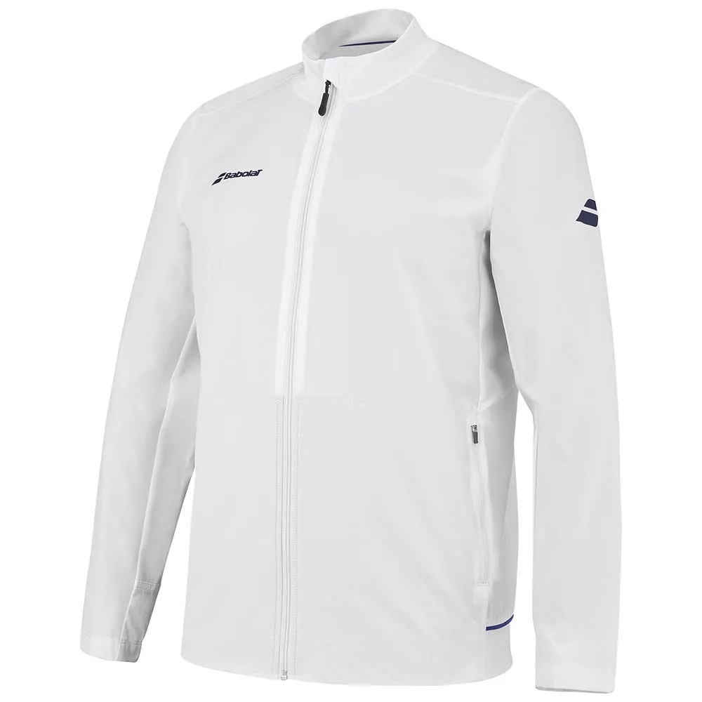 Veste zippée Babolat Play Jacket Blanc