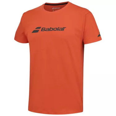 T-Shirt Babolat Exercise Garçon Rouge