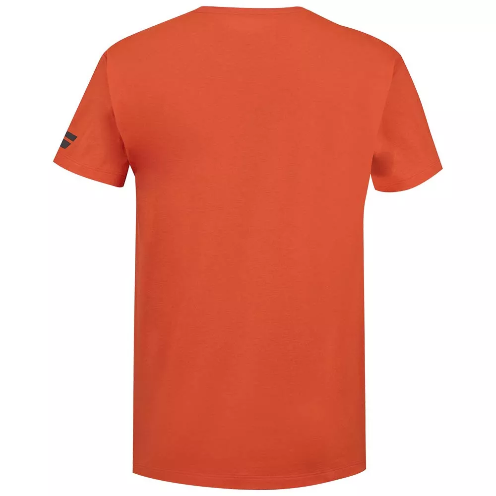 T-Shirt Babolat Exercise Garçon Rouge