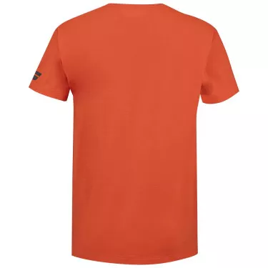 T-Shirt Babolat Exercise Garçon Rouge