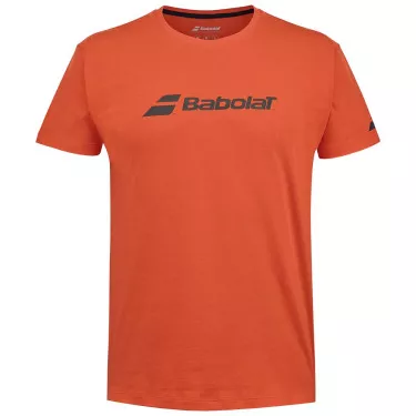 T-Shirt Babolat Exercise Garçon Rouge