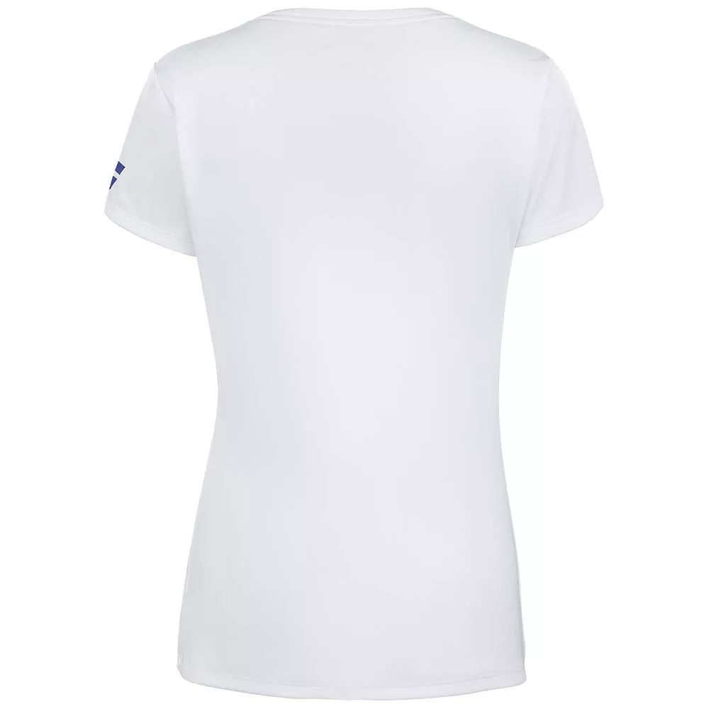 T-Shirt Babolat Play Cap Femme Blanc
