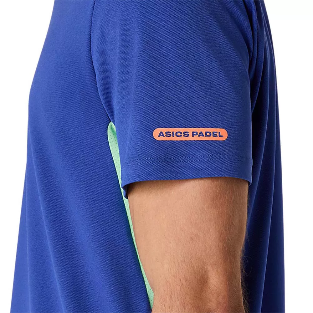 T-Shirt Asics Padel Court SS Bleu / Vert