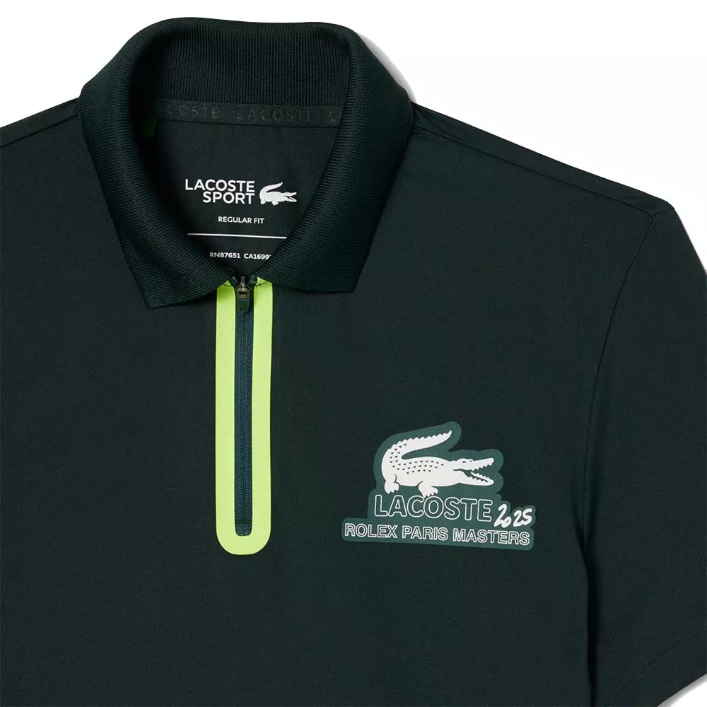 Polo Lacoste Ramasseur Rolex Paris Masters Vert