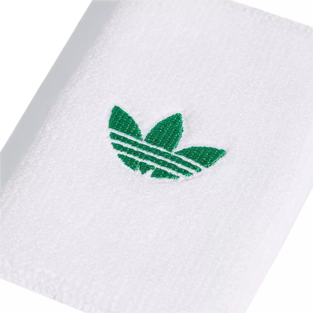 Serre-Poignets Adidas Originals Large Blanc / Vert x 2