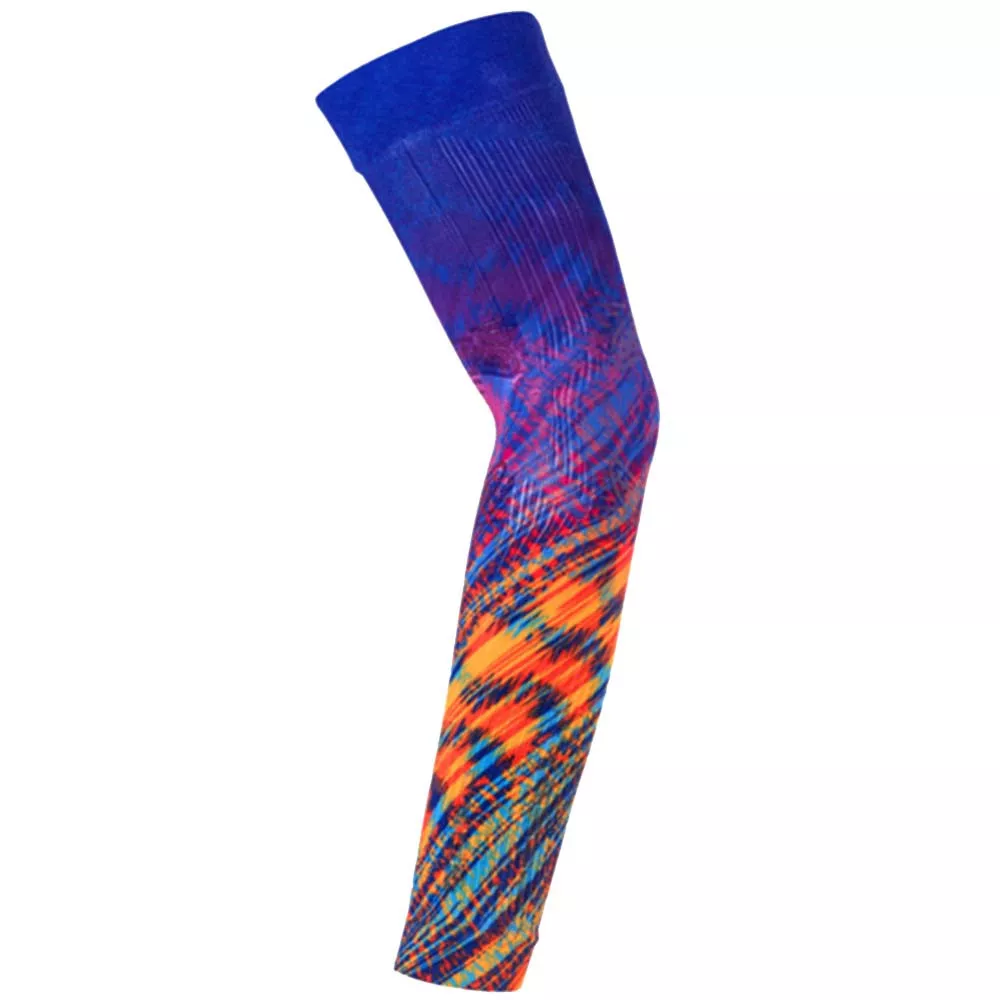 Manchon de compression Floky NO-STRAIN Rio Bleu / Orange