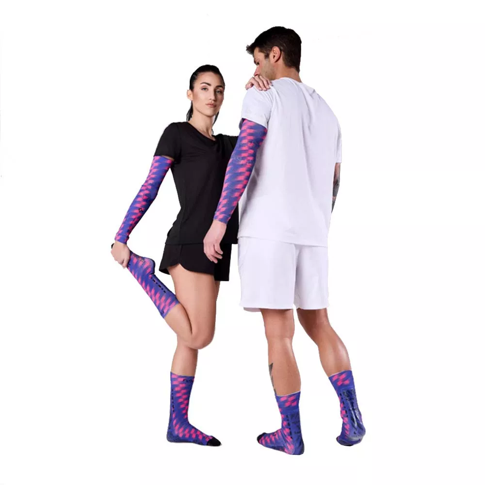 Chaussettes de compression Floky S-MASH 3D FANTASY Tokyo Bleu / Rose