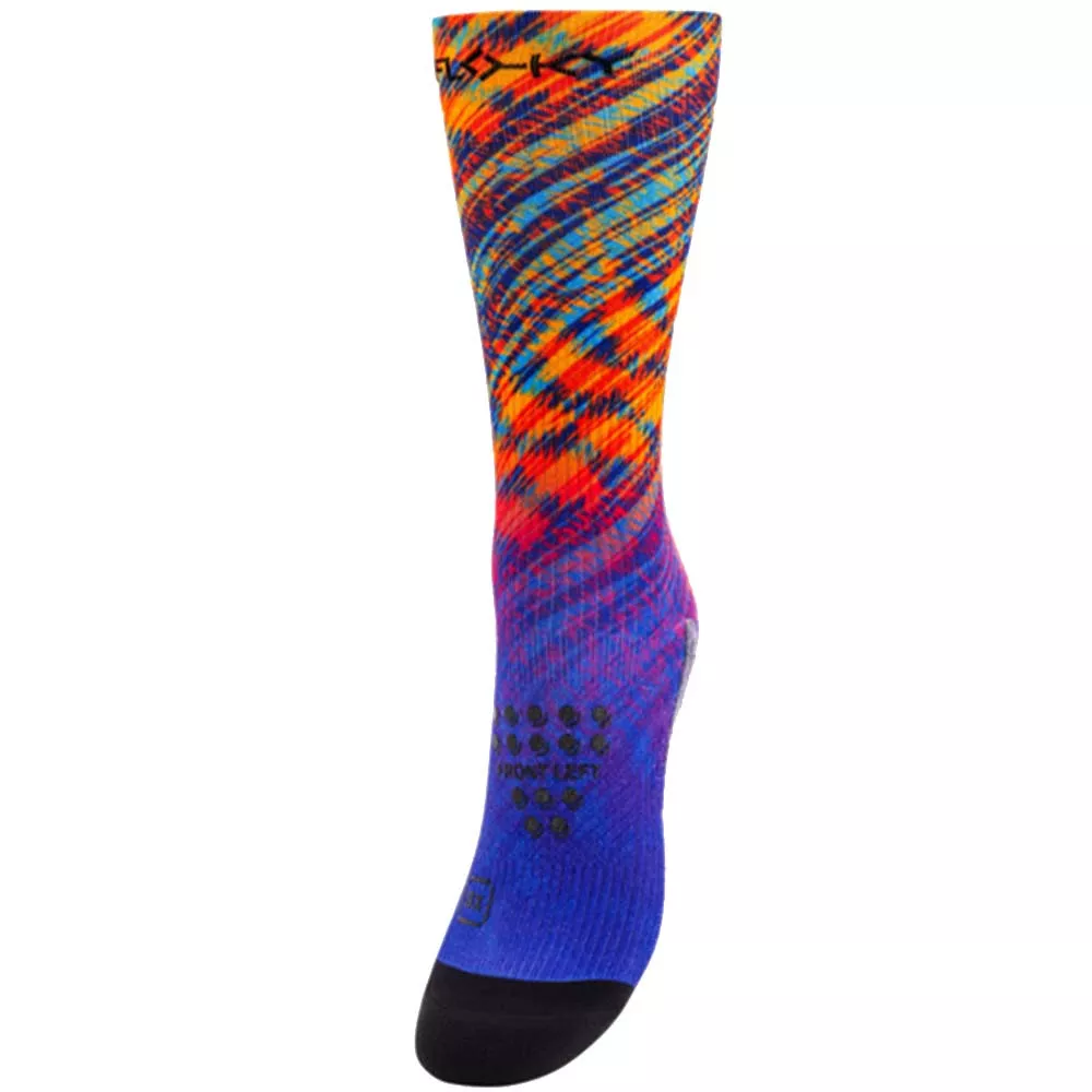 Chaussettes de compression Floky S-MASH 3D FANTASY Rio Bleu / Orange