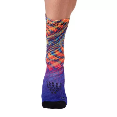 Chaussettes de compression Floky S-MASH 3D FANTASY Delhi Violet / Jaune