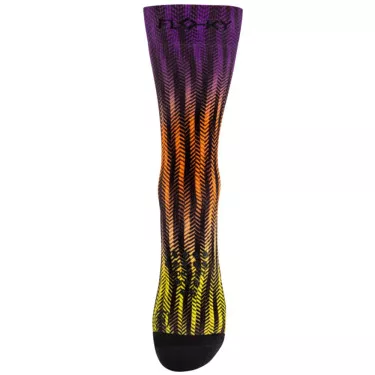 Chaussettes de compression Floky S-MASH 3D FANTASY Delhi Violet / Jaune