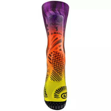 Chaussettes de compression Floky S-MASH 3D FANTASY Delhi Violet / Jaune