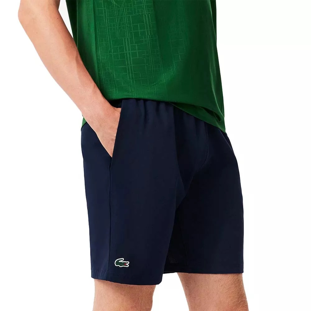 Short Lacoste Tennis x Novak Djokovic Bleu marine
