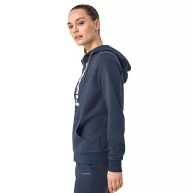 Veste à capuche Head Club Original FZ Femme Bleu marine