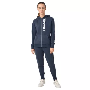 Veste à capuche Head Club Original FZ Femme Bleu marine
