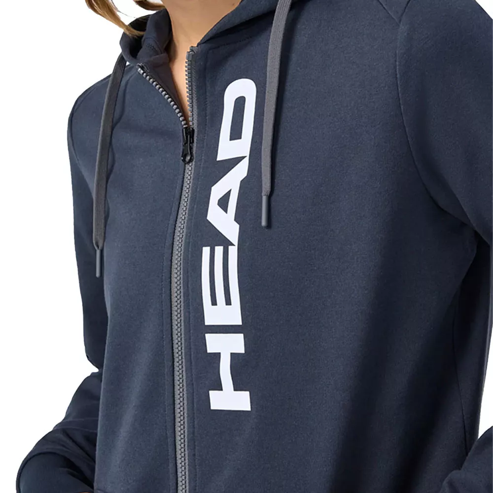 Veste à capuche Head Club Original FZ Femme Bleu marine