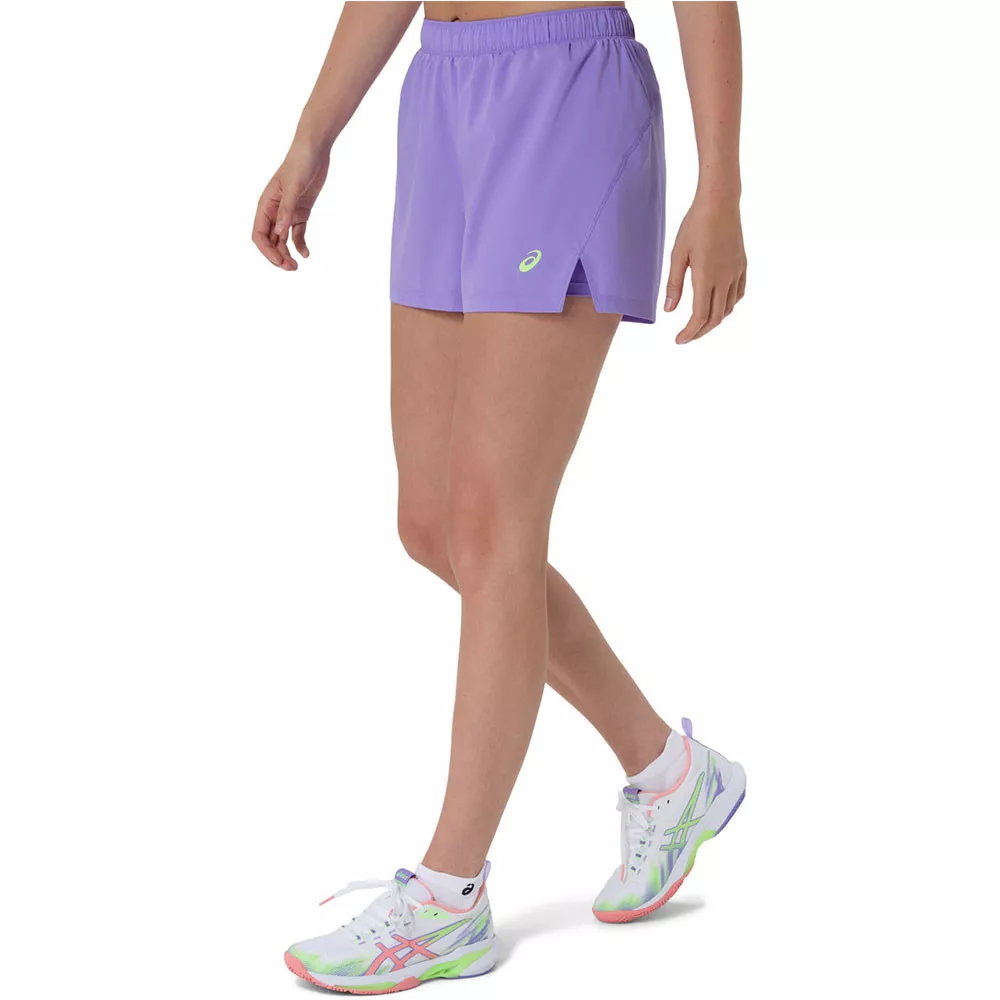 Short Asics Padel Court 2-n-1 Femme Violet