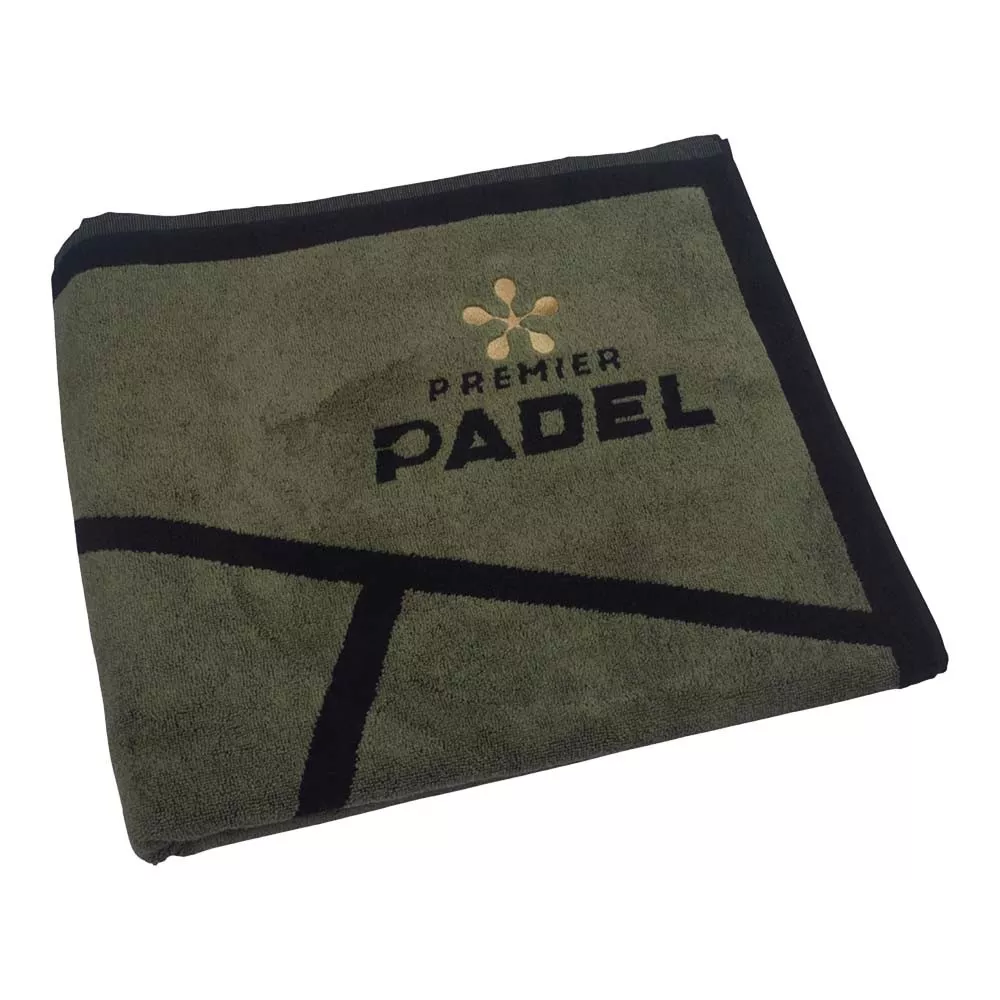 Serviette Bullpadel Premier Padel Kaki / Noir 150x90