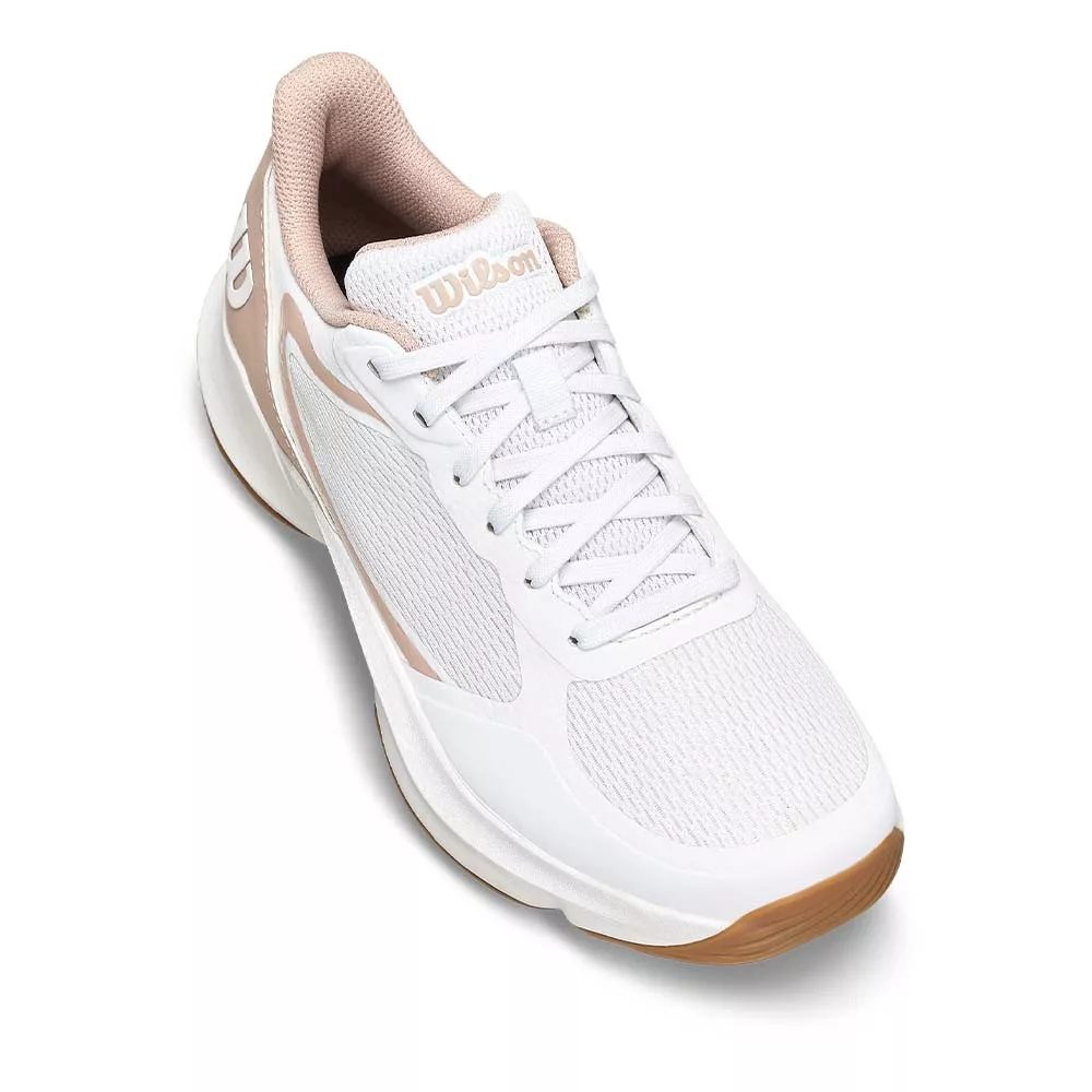 Chaussures Wilson Hurakn Lite Padel Femme Blanc / Rose poudré
