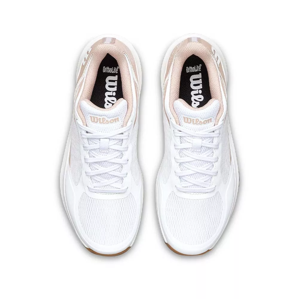 Chaussures Wilson Hurakn Lite Padel Femme Blanc / Rose poudré