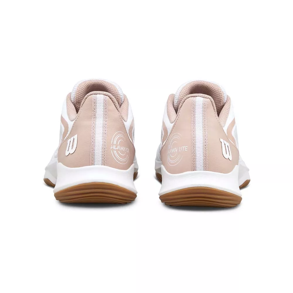Chaussures Wilson Hurakn Lite Padel Femme Blanc / Rose poudré