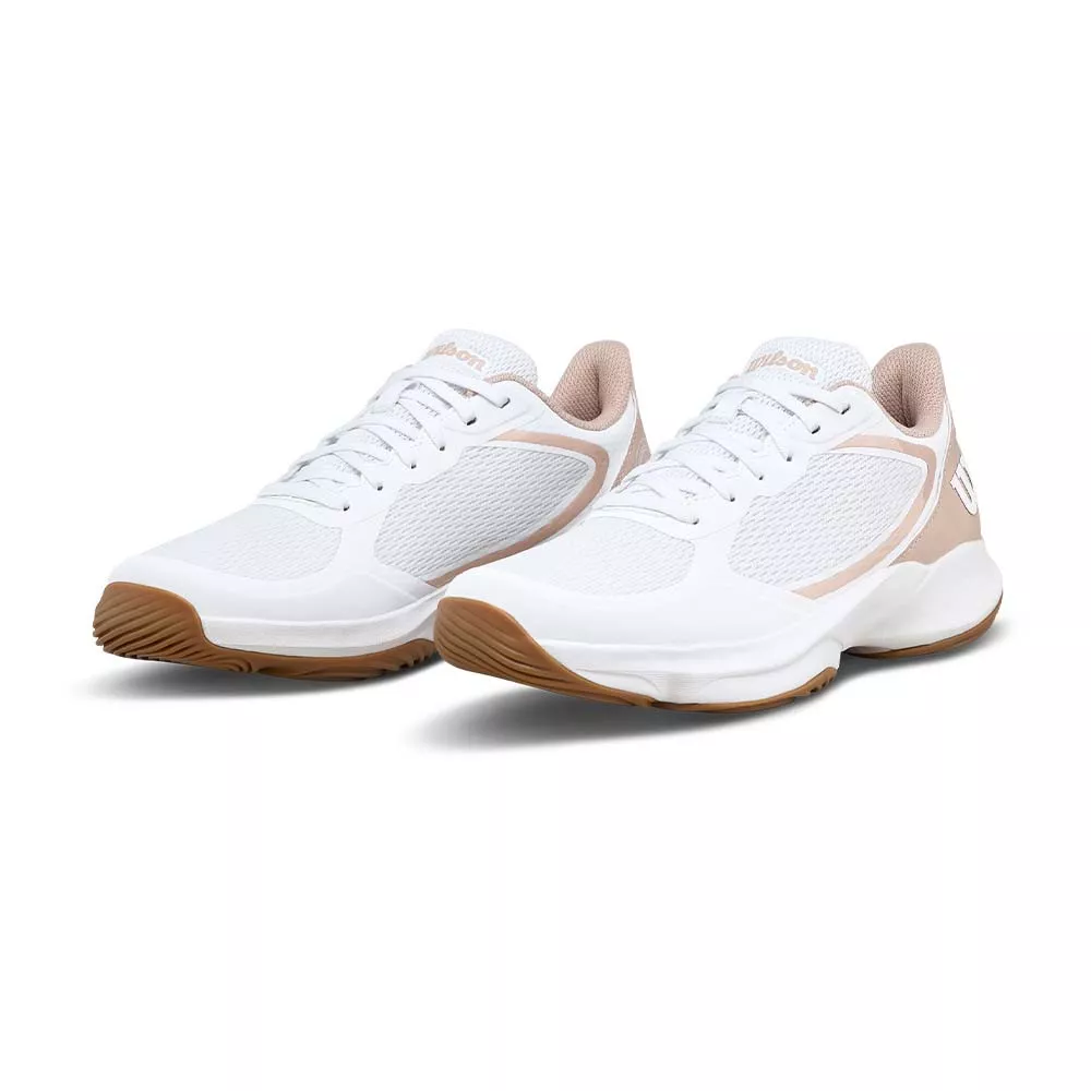 Chaussures Wilson Hurakn Lite Padel Femme Blanc / Rose poudré