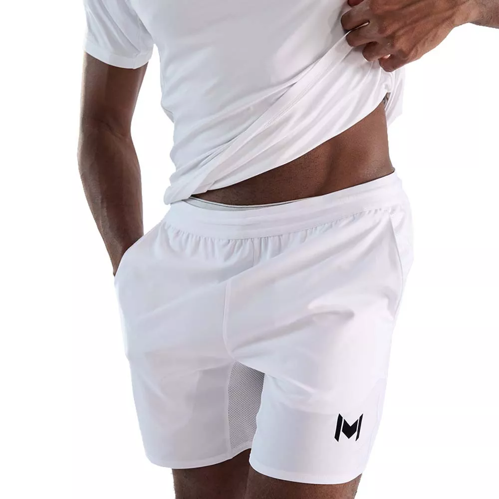 Short Mouratoglou Performance Blanc