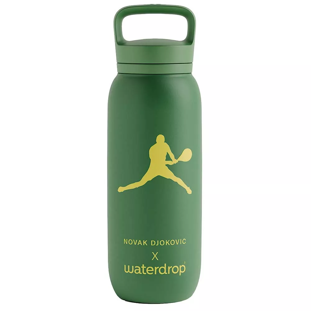 Gourde Thermo Waterdrop Novak Djokovic 600mL Vert