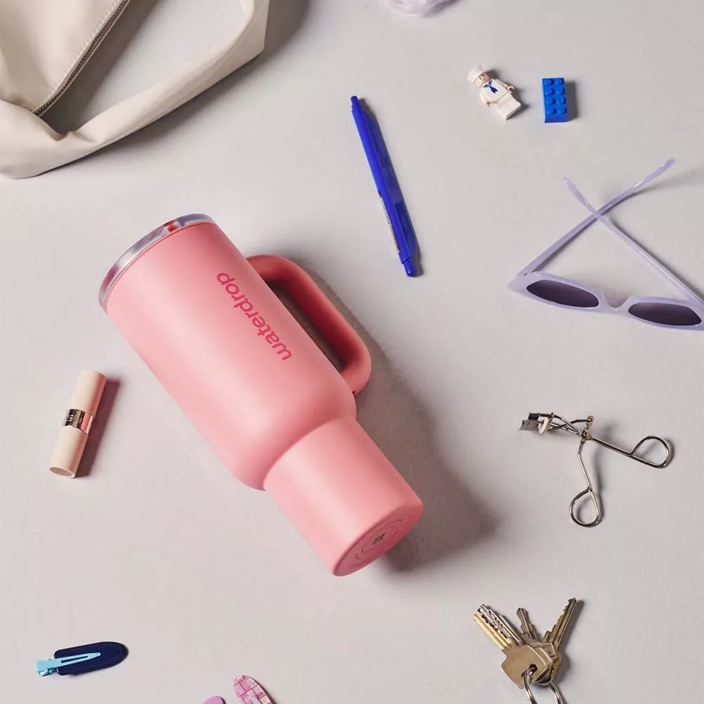 Gourde Waterdrop Exploreur Thermo Rose pâle