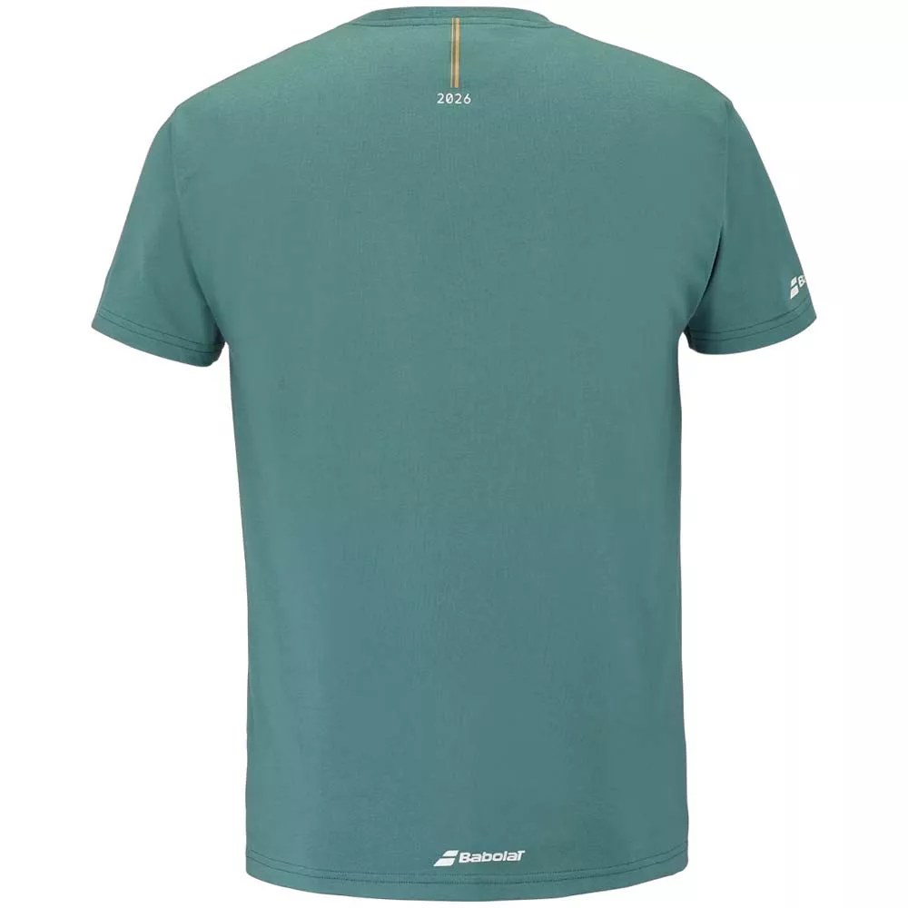 T-Shirt Babolat Exercise Message Vert