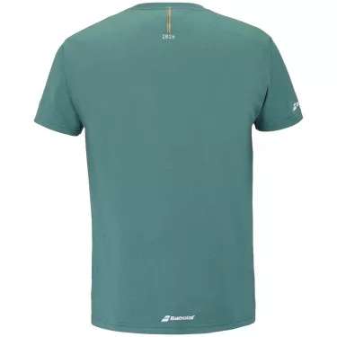 T-Shirt Babolat Exercise Message Vert