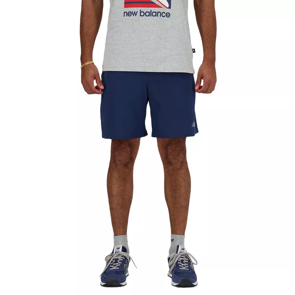 Short New Balance Essentials Bleu marine