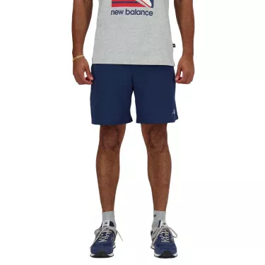 Short New Balance Essentials Bleu marine