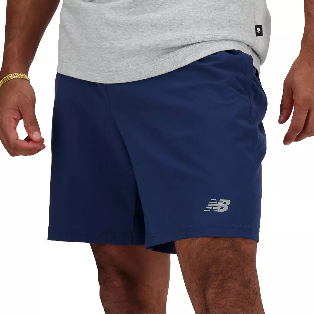 Short New Balance Essentials Bleu marine