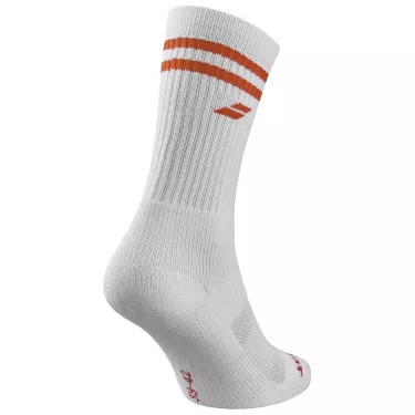 Chaussettes Babolat Team Single Blanc / Orange