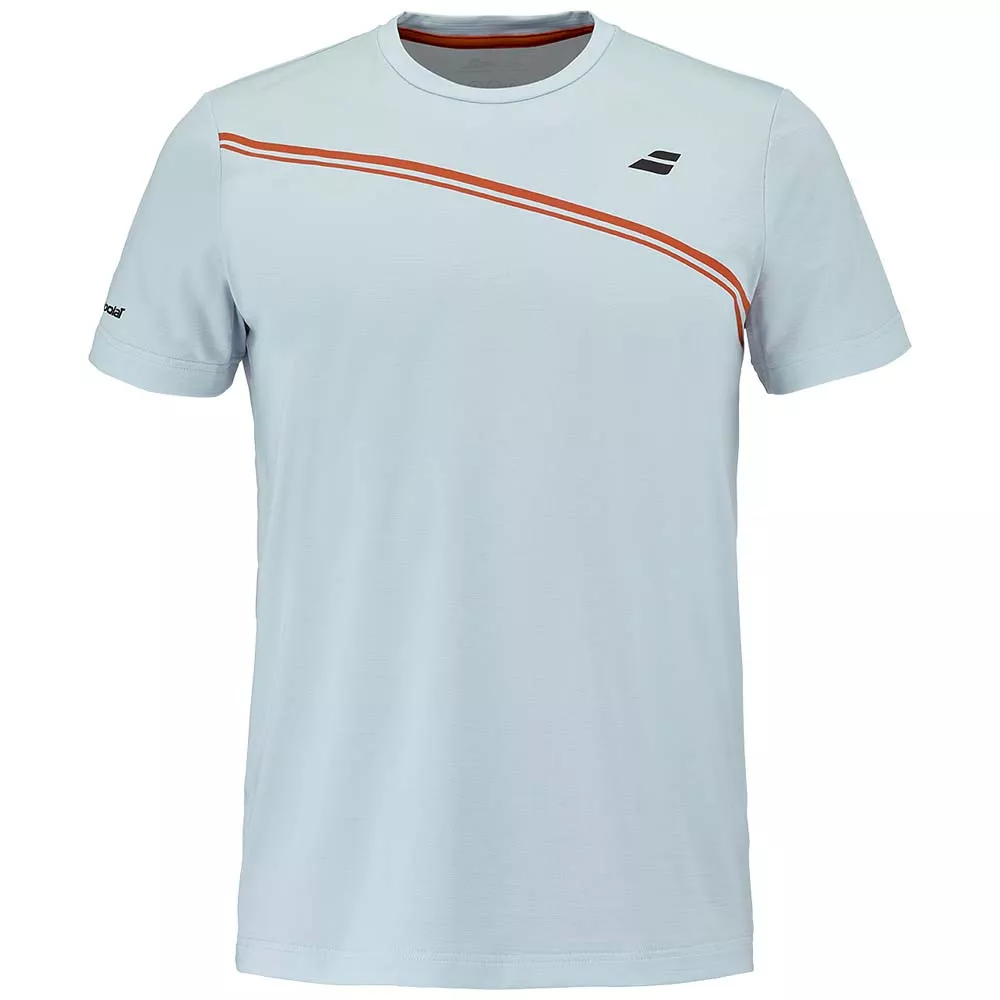 T-Shirt Babolat Play Crew Neck Bleu clair