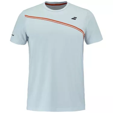 T-Shirt Babolat Play Crew Neck Bleu clair