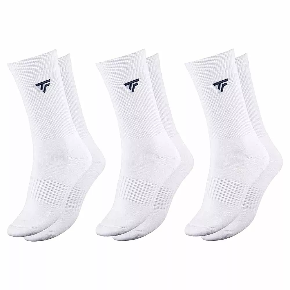 Chaussettes Tecnifibre Classic Socks x3 Blanc