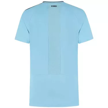 T-Shirt K-Swiss Hypercourt Mesh Crew 5 Bleu