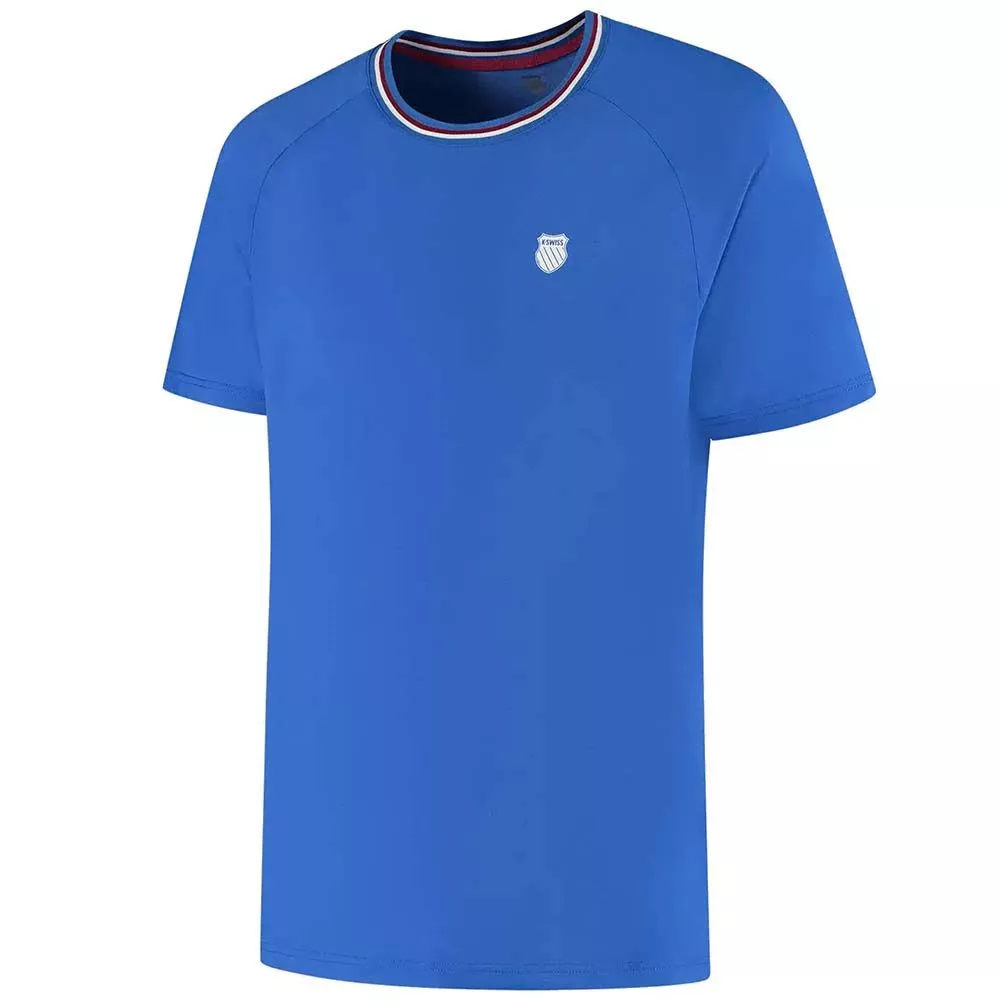 T-Shirt K-Swiss Hypercourt Melange Crew Bleu