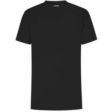 T-Shirt K-Swiss Hypercourt Tee Jacquard Noir