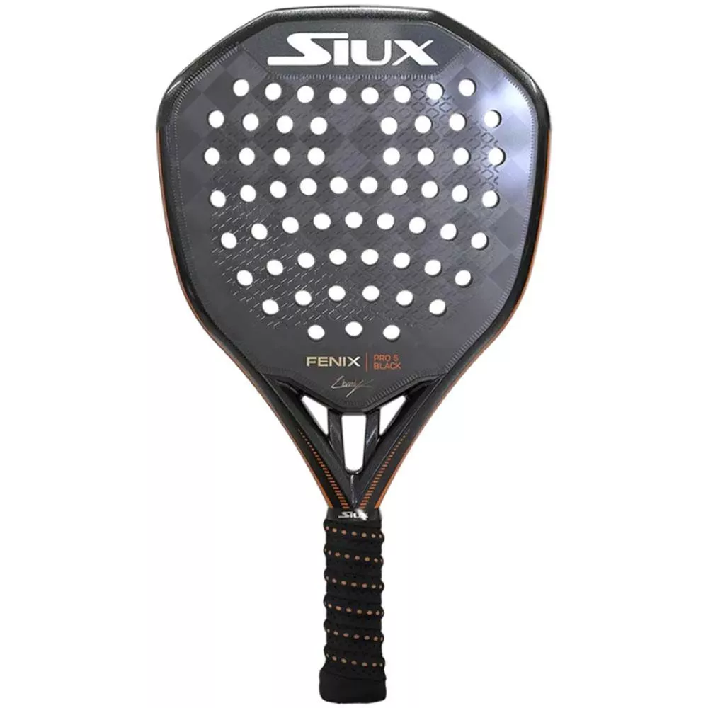 Raquette de padel Siux Fenix Pro 5 Black Edition Augsburger