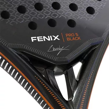 Raquette de padel Siux Fenix Pro 5 Black Edition Augsburger
