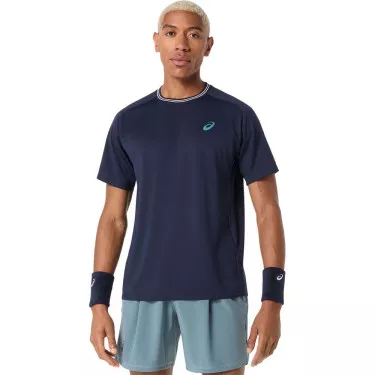 T-Shirt Asics Game SS Bleu marine