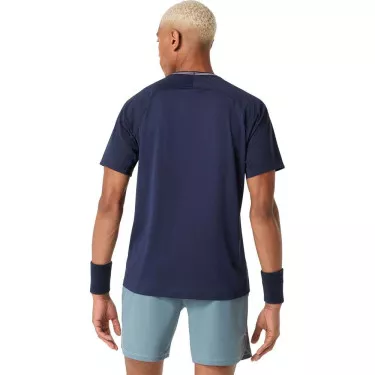 T-Shirt Asics Game SS Bleu marine