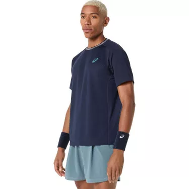 T-Shirt Asics Game SS Bleu marine