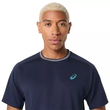 T-Shirt Asics Game SS Bleu marine