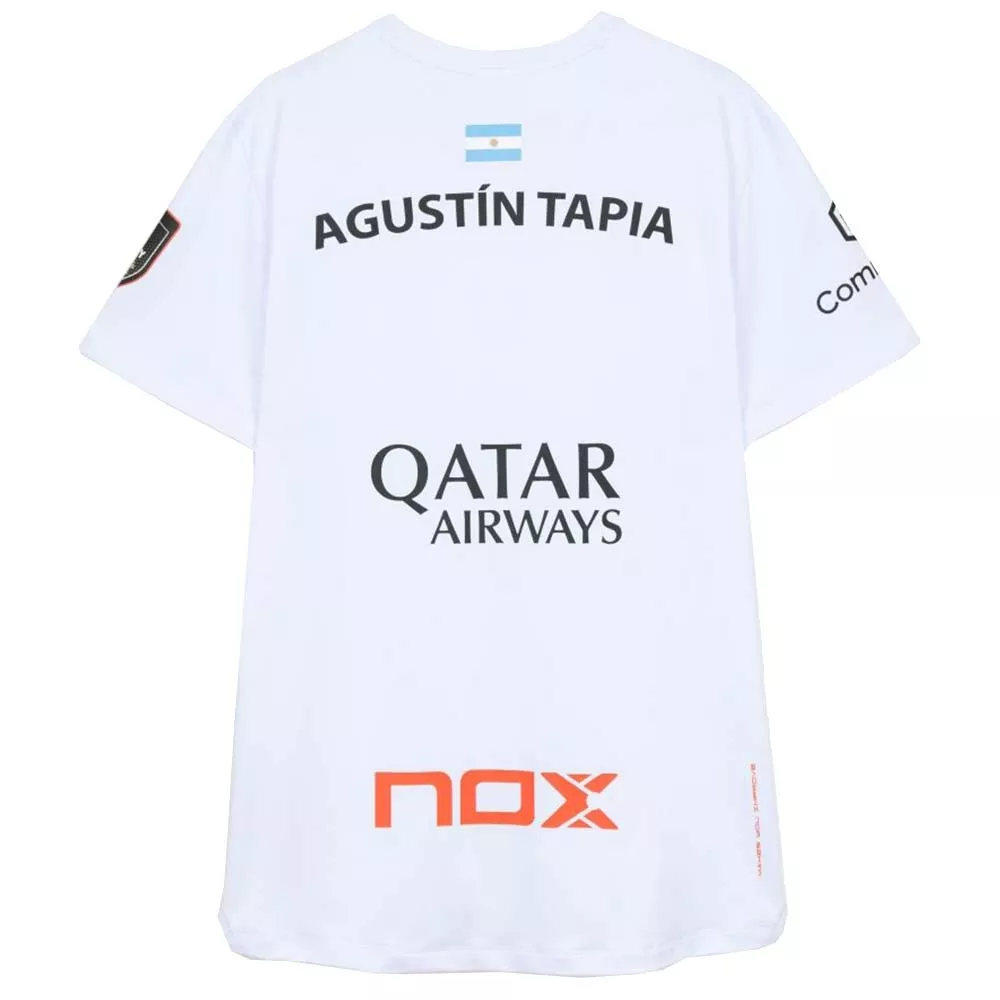 T-shirt Nox AT10 Agustín Tapia 2026 Blanc
