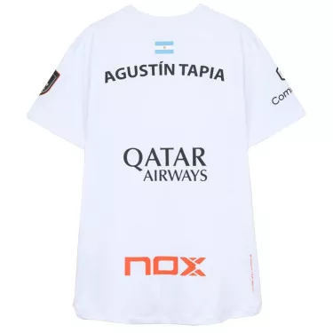 T-shirt Nox AT10 Agustín Tapia 2026 Blanc